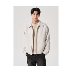 에잇세컨즈 8SECONDS 헤비 트윌 칼라넥 블루종 아이보리 (424239LY70) 424239LY70 405490