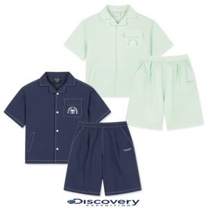 디스커버리키즈DKAZ23063키즈 시어서커 반팔셔켓+6부 팬츠 2SET