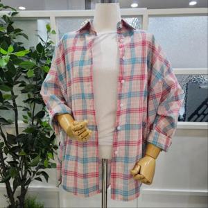 부루앤쥬디 sh06 롤업체크셔츠 BBSDSH006B