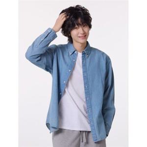 탑텐 TOPTEN 남성 데님 버튼다운 셔츠_MSG2WC1912 MSG2WC1912 405863