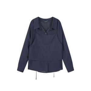 플라스틱아일랜드  (PS2WB381) 슬리브리스 레이어드 블라우스