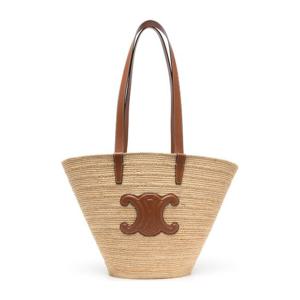 셀린느 트리옹프 모티프 라피아 쇼퍼백 11434 2FF704LU