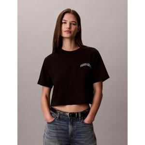 [캘빈클라인 진]여성 CK 크롭 반팔티셔츠 블랙 47G850G (47G850G-UB1)