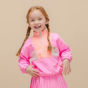 [아이러브제이]B.하핀 크롭 배색 아노락 JWSOU26