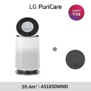 LG 퓨리케어 AI 360  공기청정기 플러스 18형 AS185DWWD+무빙힐