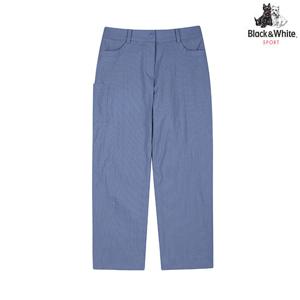 [블랙앤화이트]여성 포켓 8부 팬츠 5096LAWN_BLUE