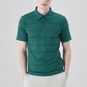 캘러웨이골프반팔티 LQS CMTY24M507_GR 남성 여름 자갸드 쉐브론 티셔츠