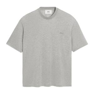 아미 체스트 자수 크루넥 반팔 티셔츠 H25UTS333JE0124 055