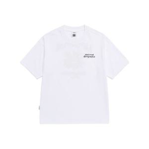 내셔널지오그래픽 NATIONALGEOGRAPHIC N262UTS905 선플라워 그래픽 세미오버핏 반팔 티셔츠 WHITE N262UTS905010 406930