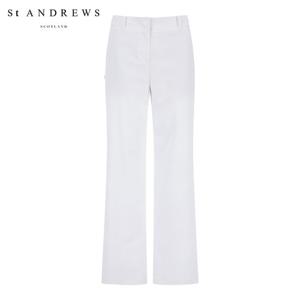 [세인트앤드류스] 여성 로고 자수 백 밴딩 와이드 팬츠 821F2PT105_WH