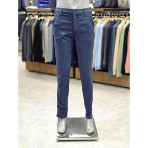 런던포그 세이브존04 허리 전체 밴딩 데님 네이비슬림핏바지 ZNRaOC80Z