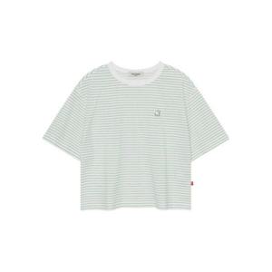 노르디스크 NORDISK 스트라이프 반팔 티셔츠 - W_Light Green OWM26234G7 407385