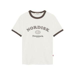 노르디스크 NORDISK 레터링 링거 반팔 티셔츠 - W_Off White OWM26247W3 407615