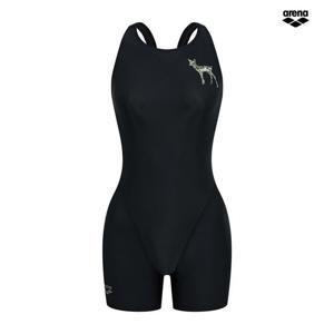 아레나 여자 성인  디어베어 선수 3부 반신 레이서백 A4FL1CE01 BLK
