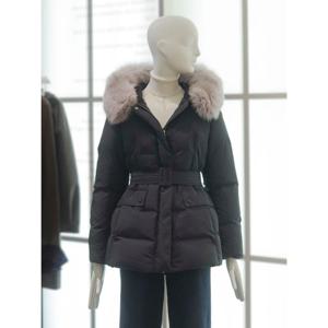 벨티드 폭스퍼 숏 구스 다운 점퍼(Z254PSG801)