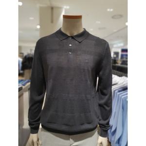 신사양말증정 DMP1SWTL201-KK 26년 S S신상품  모혼방 체크 카라 니트티