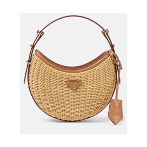 프라다 Arque 우븐 레더 트리밍 숄더 백 P00881849