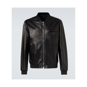 프라다 레더 보머 재킷 P01060793