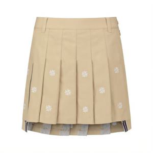 [세인트앤드류스]여성 별 자수 언발란스 플리츠 큐롯 821F1PC013_BG