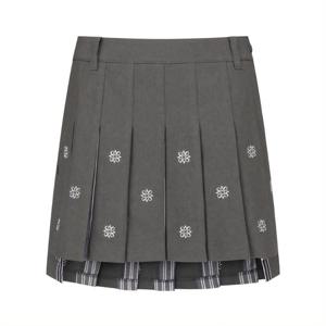 [세인트앤드류스]여성 별 자수 언발란스 플리츠 큐롯 821F1PC013_MG