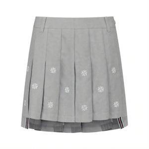 [세인트앤드류스]여성 별 자수 언발란스 플리츠 큐롯 821F1PC013_GY