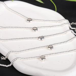 시후주얼리 실버925 심플 포인트 무도금 팔찌 LS069Bc 심플팔찌