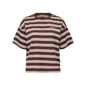 아이더 CIEL (씨엘) 여성 스트라이프 반팔 티셔츠_Brown DWM26242E7 408173
