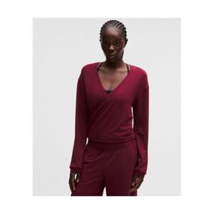 룰루레몬 LULULEMON 비캄 랩 프런트 롱슬리브 셔츠 *업데이트 패브릭 BBAY LW3LJFS-072756 409705