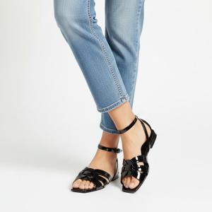 생로랑 21SS 여성 TRIBUTE 플랫 샌들 (620090_B8I00_1000_21S)