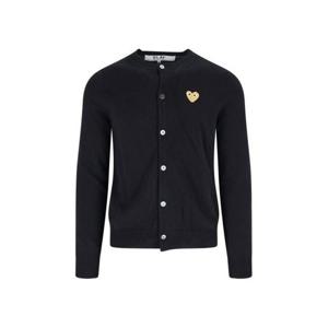 라프리마 꼼데가르송 골드하트 와펜 울 가디건 AX N049 051 1