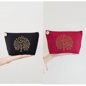 여행용파우치 (쓰리몰) 포하트 황금 돈꽃나무 파우치 여행용