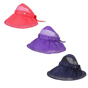 셔링 망사 배색말이 썬캡 AG92WSO002