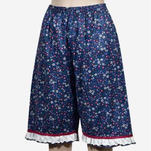 여성 꽃나염 레이스 5부 파마자 바지 잠옷파자마 홈웨