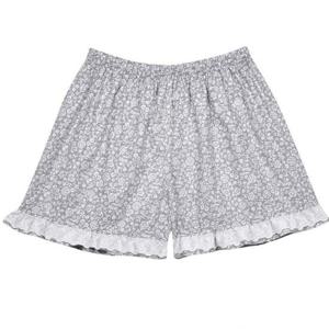 여성 레이스 파자마 밴딩 바지 홈웨어 3부 수면잠옷