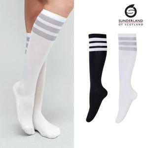 [특가] 선덜랜드 여성 삼선 니삭스/장양말 - 16122SC63