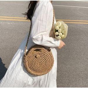 서클 라탄 여름 백 여성 가볍고 디자인 좋은 휴가지