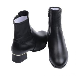 여성 스판 앵클부츠 4CM(ALB115LC10)