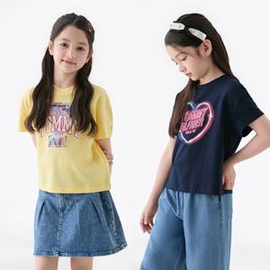 [공식][타미힐피거] 그래픽 프린트 티셔츠 2종 택1 (T42F3KKO930GT1)