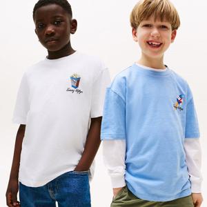 [공식][타미힐피거] 포토 프린트 슬럽 티셔츠 2종 택1 (T42F3KKO900BT1)