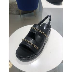 여성 체인장식 포인트 샌들 ALD314LC10