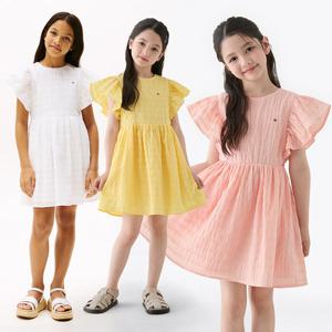 [공식][타미힐피거] 프릴 코튼 원피스 3종 택1 (T42F1RDR800GT1)