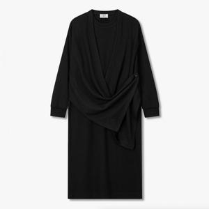 보브  (7116137101) 울 블렌드 타이 니트 드레스