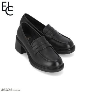 [엘칸토]경량 쿠션 힐로퍼 청키힐 여성 로퍼 1XWD43XI_GN