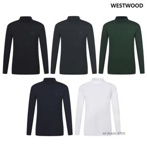 [웨스트우드] 남성 베이스 냉감 반넥 긴팔 티셔츠 (5컬러) WQ2MTCT701
