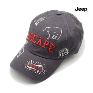 지프 지프 이스케이프 엠보 자수 볼캡 JQ4GCU168 야구모자 남 여 공용 로고  빈티지 와펜 JQ4GCU168
