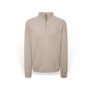 헤지스 남성 멜란지 솔리드 하프집업 맨투맨 HZTS5D405I2 HZTS5D405