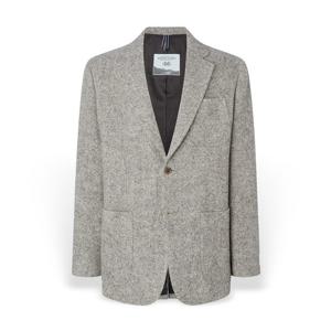 헤지스 남성 멜란지 소매패치 울 자켓 HZJA5D701I3 HZJA5D701