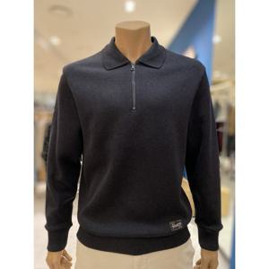 헤지스 니트라이크 카라형 하프집업 맨투맨티셔츠 (HZTS5D602CG) HZTS5D602