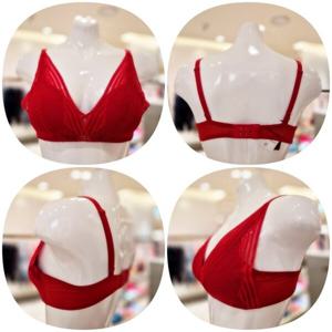 비너스 란제리 비너스 V라인 브라렛 노와이어 브라 AB컵  RD(레드) VBRW60000000