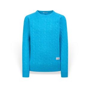 헤지스 남성 로고장식 울 크루넥 니트 HZSW5D403T2 HZSW5D403